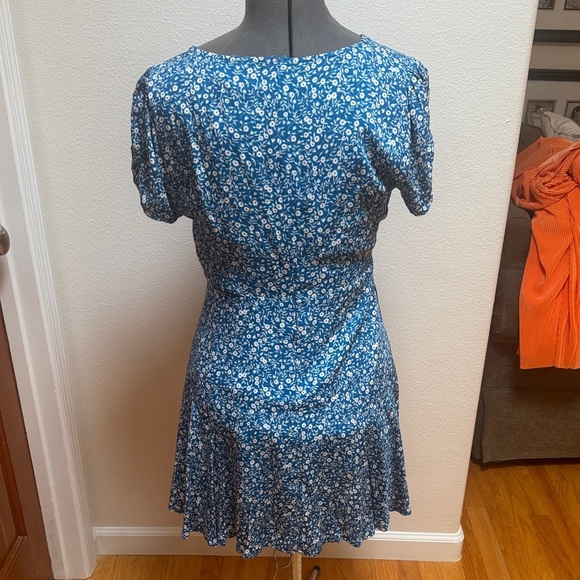 Princess Polly Blue Floral Mini Dress - Picture 2 of 3